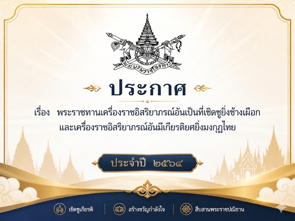 กองอาคารและสถานที่ มหาวิทยาลัยราชภัฏอุดรธานี ขอแสดงความยินดีแก่บุคลากรผู้ได้รับพระราชทานเครื่องราชอิสริยาภรณ์อันมีเกียรติยศยิ่งมงกุฎไทย ประจำปี ๒๕๖๘